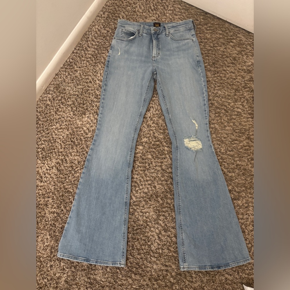 Lee Light Blue Flare Jeans